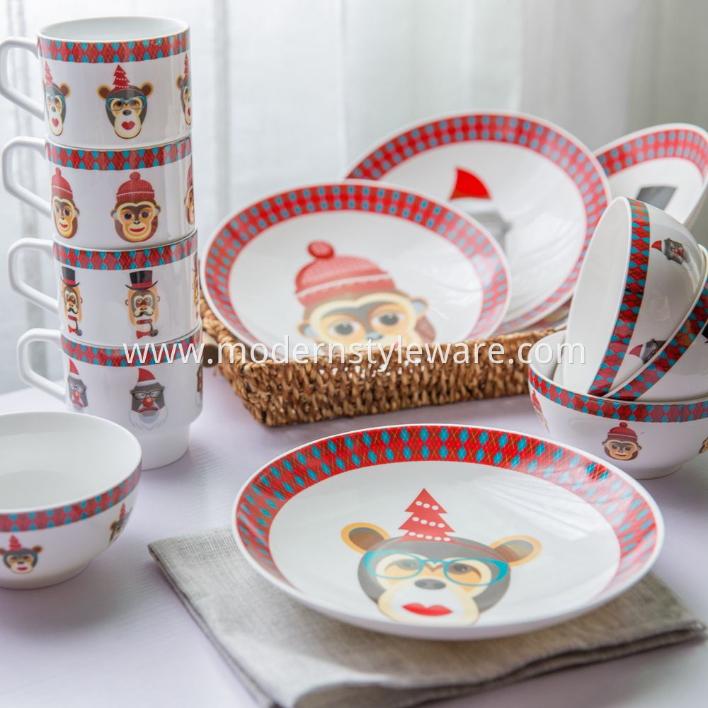 Monkey dinner set